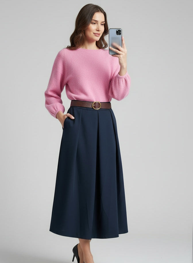 Jupe longue + ceinture