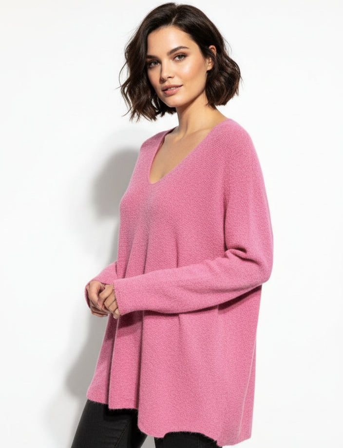 Pull doux avec Alpaga